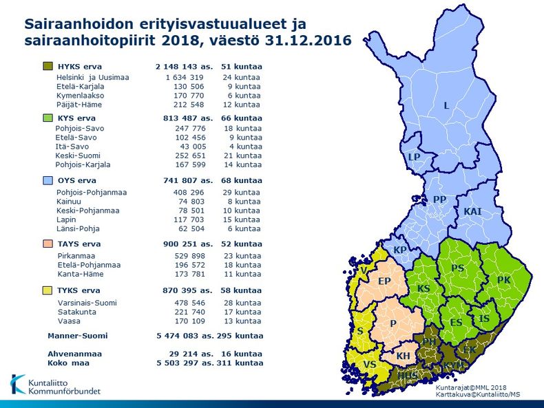 kuntatalo helsinki kartta Erikoissairaanhoito | Kuntaliitto.fi kuntatalo helsinki kartta