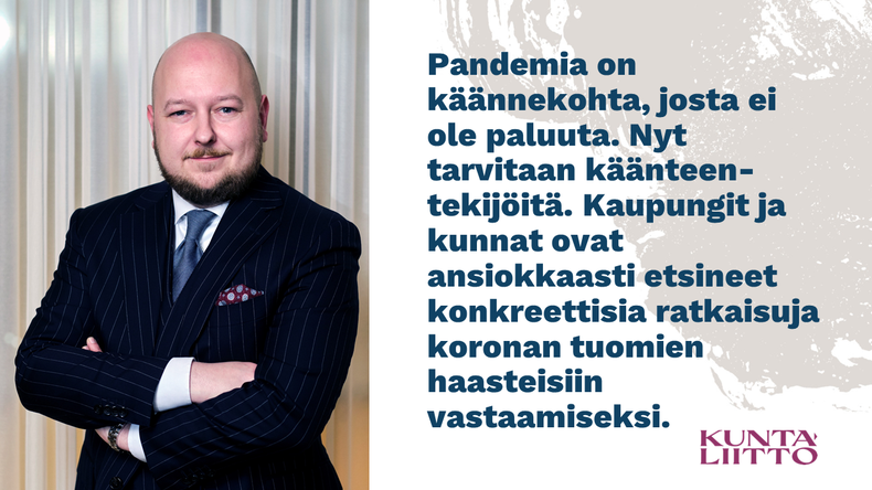 Pandemia on käännekohta, josta ei ole paluuta, sanoo Joona Räsänen